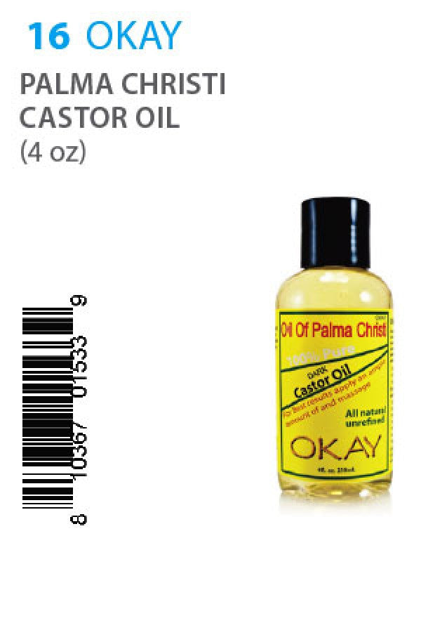 Okay-16 Palma Christi Castor Oil (4oz)