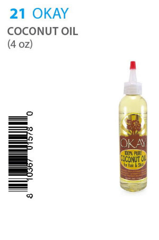 Okay-21 Coconut Oil (4oz)