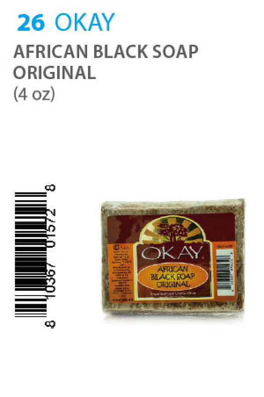 Okay-26 African Black Soap Original (4oz)