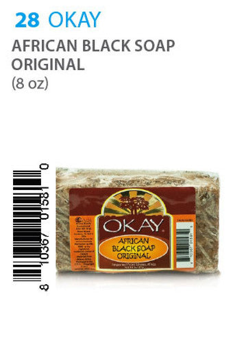 Okay-28 African Black Soap Original (8oz)