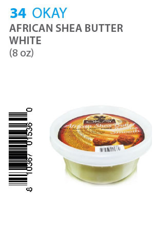 Okay-34 African Shea Butter White (8oz)