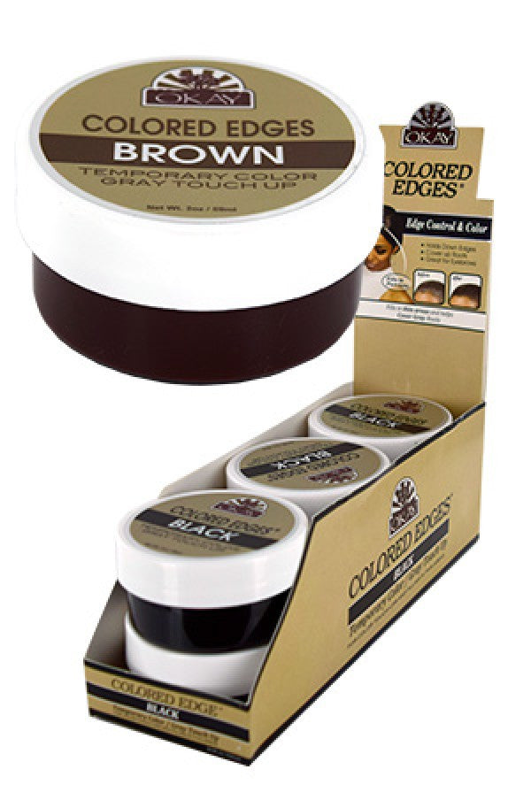 Okay-55 Colored Edges Brown(2oz)