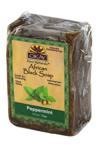 Okay-57 African Black Soap Peppermint (5.5oz)