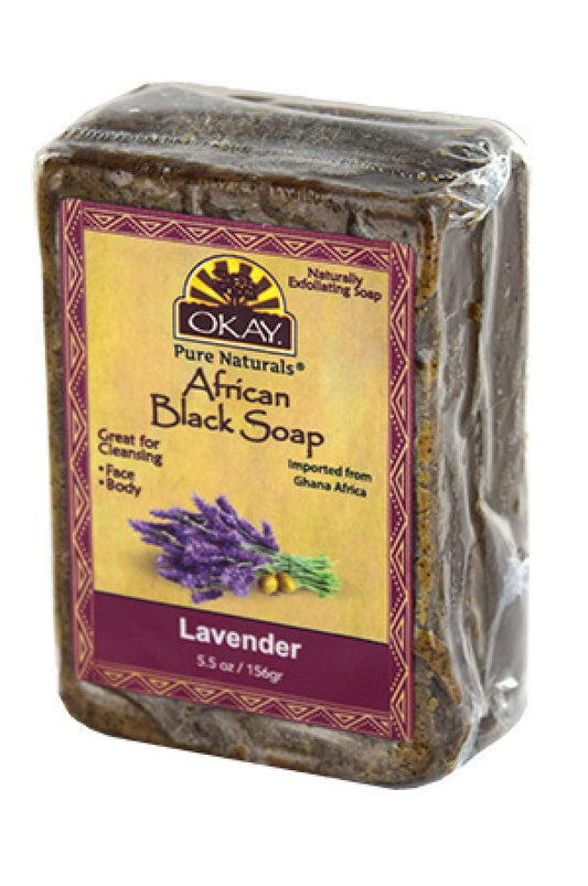 Okay-60 African Black Soap Lavender (5.5oz)