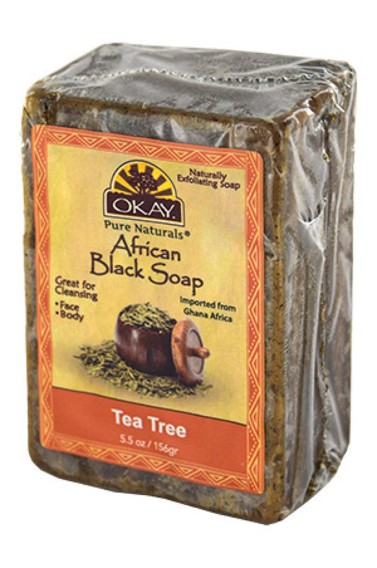 Okay-61 African Black Soap Tea Tree(5.5oz)