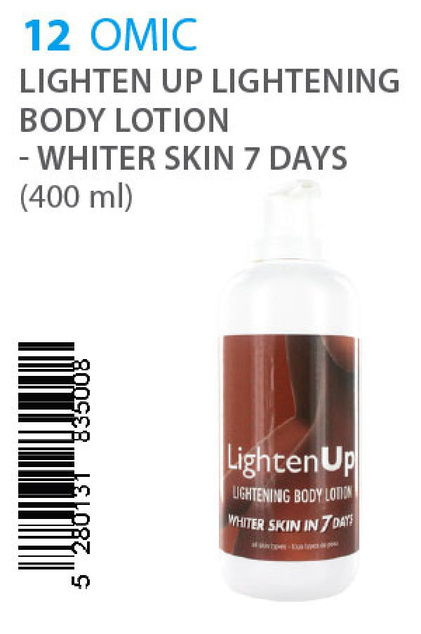 OMIC-12 Lighten UP Lgtning body Lotion-Whiter Skin 7D (400ml)