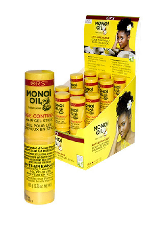 Organic Root-123 Monoi Oil Edge Control Hair Gel Stick(0.3oz)