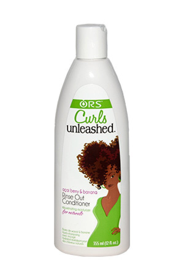 Organic Root-124 Curls Unleashed Acai Berry & Banana Rinse Out Conditioner (12oz)
