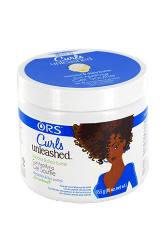 Souffle gel amplificateur de noix de coco et de beurre de karité bio Root-127 Curls Unleashed (16oz)