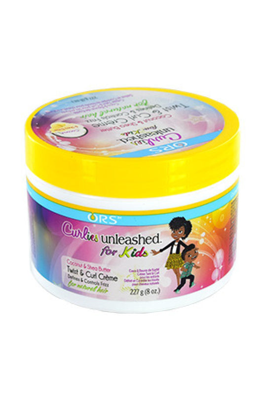 Organic Root-133 Curlies Unleashed For Kids Coconut & Shea Twist & Curl Creme(8oz)