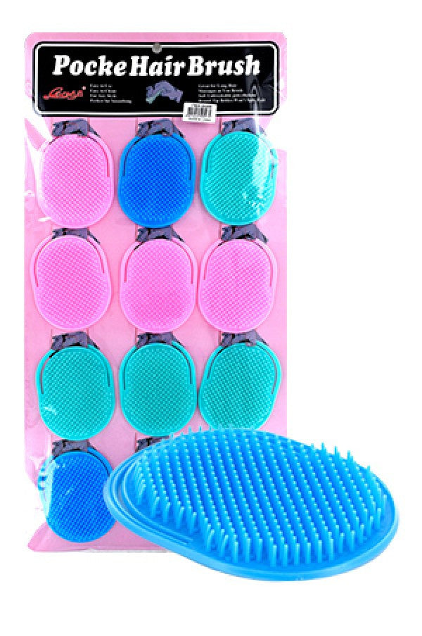 5949  Pocket Hair Brush (Mix)-dz