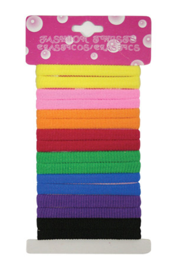 Ponytail Holder 3 (Black,Asst)