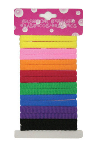 Ponytail Holder 3 (Black,Asst)