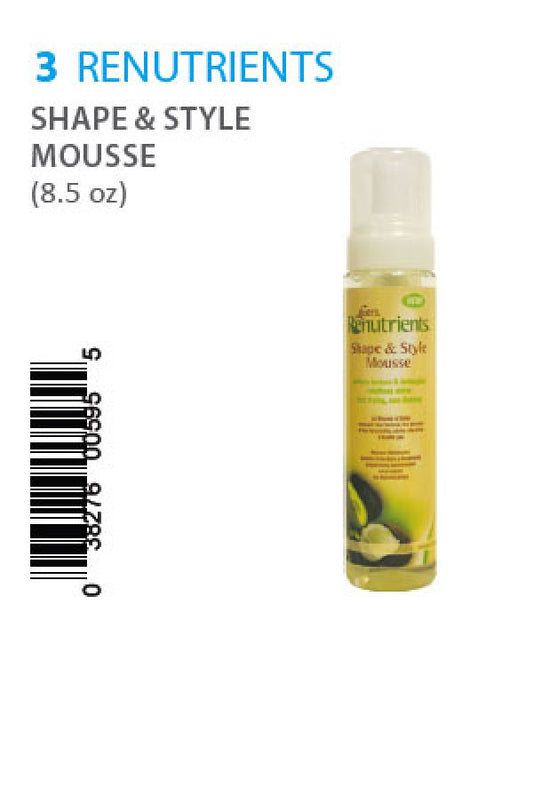 Renutrients-3 Shape & Style Mousse(8.5oz)