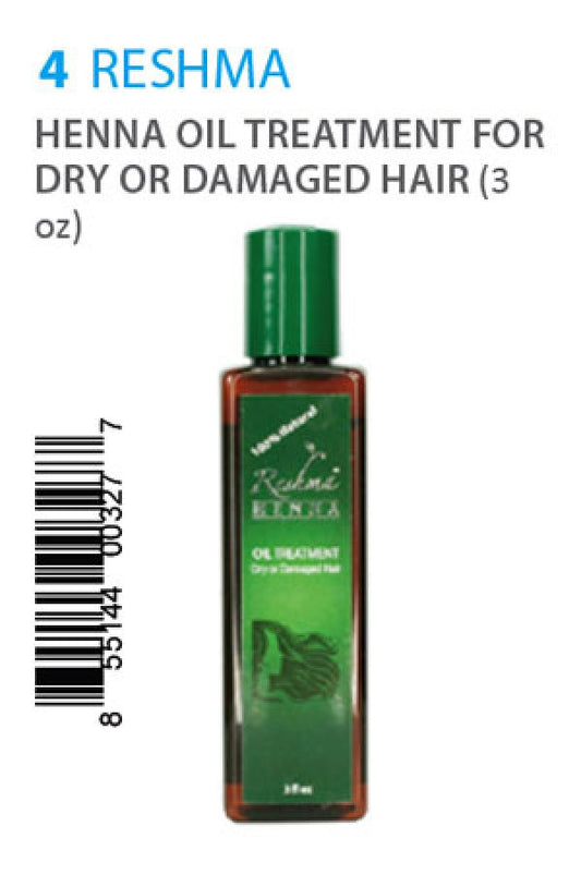 Reshma Femme-4 HENNA Oil Treatment for Dry/Damaged Hair (3oz)