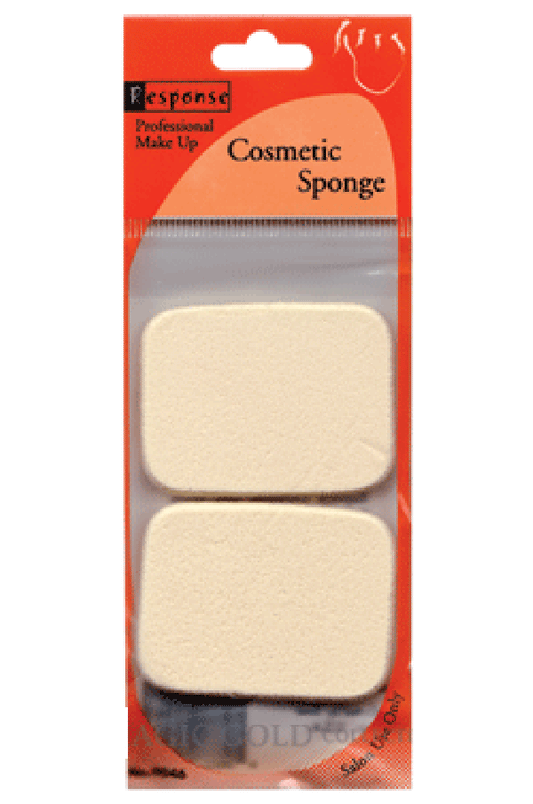 Response- Cosmetic Rectangle Foundation Sponge 2pc(9046) -dz