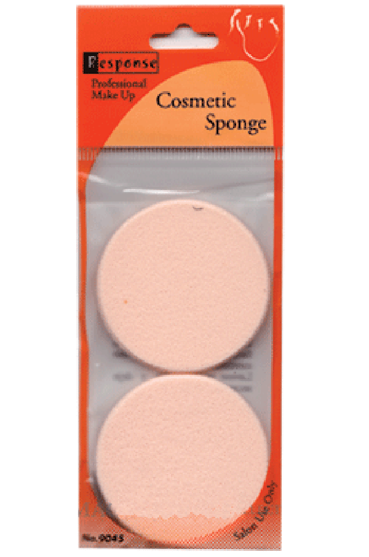 Response- Cosmetic Round Foundation Sponge 2pc(9045) -dz