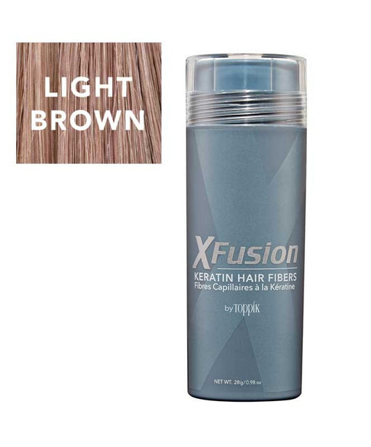 Xfusion Hair Fibers Light Brown 28g