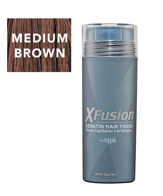 Xfusion Hair Fibers Medium Brown 28g