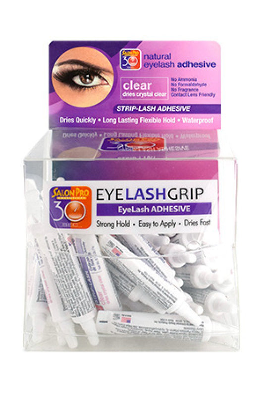 Salon Pro-79 Strip Eyelash Adhesive- Clear (0.25 oz/36 pc /jar)-jar