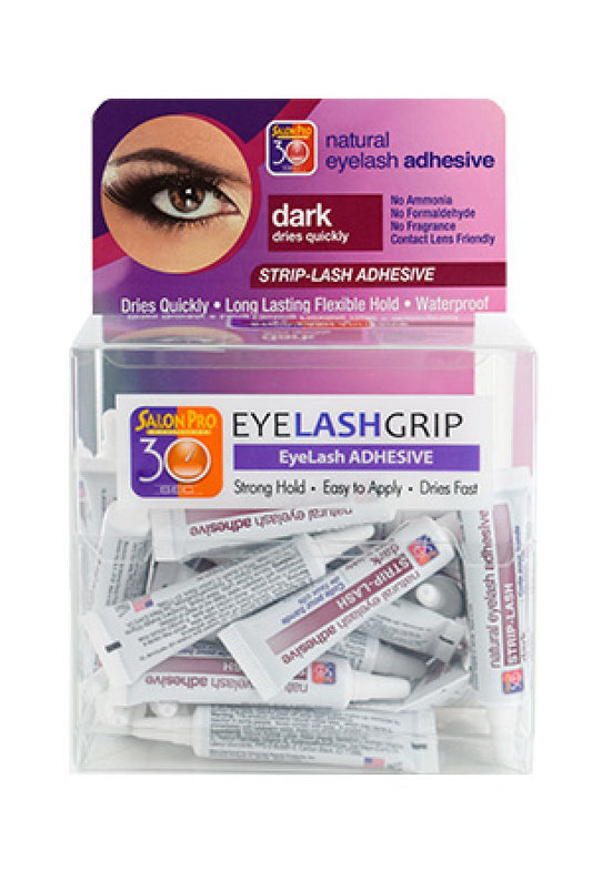 Salon Pro-80  Strip Eyelash Adhesive_Dark (0.25 oz/36 pc/ jar)-jar