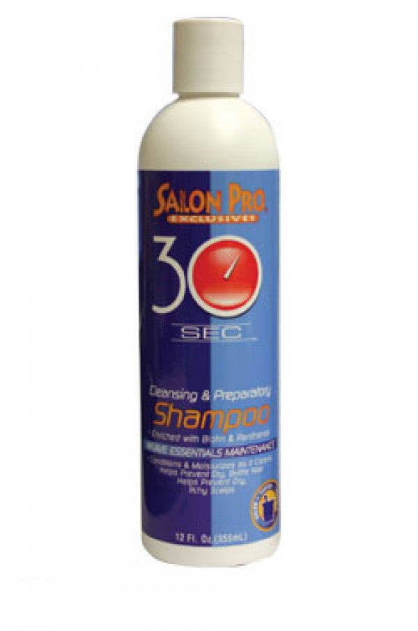 Salon Pro-19B 30 Sec Cleansing & Preparatory Shampoo (12 oz)