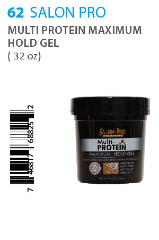 Salon Pro-62 Multi Protein Maximum Hold Gel (32oz)