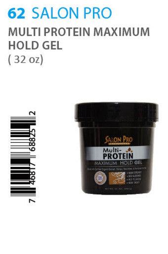 Gel à tenue maximale multi-protéines Salon Pro-62 (32oz)