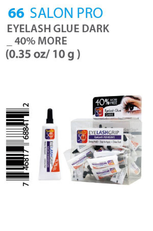 Salon Pro-66 Eyelash Glue Dark_40% more (0.35oz/10g)