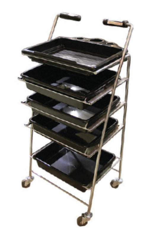 BB-302 Salon Trolley-Black