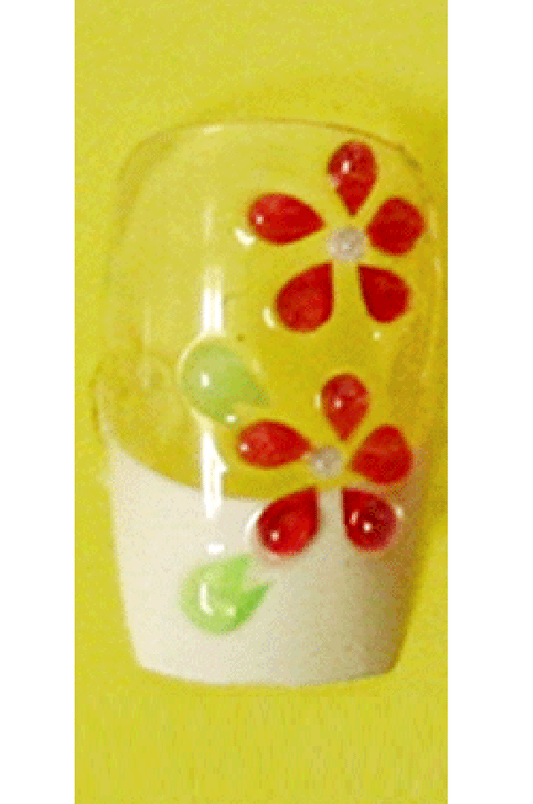 Sassi- 3D Air Brush Design Nail Tip with Glue(TDA005)-Pcs