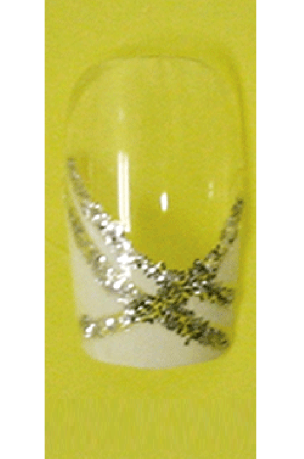 Sassi- Air Brush Design Nail Tip with Glue(FDA006)-Pcs