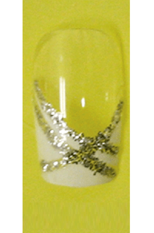 Sassi- Air Brush Design Nail Tip with Glue(FDA006)-Pcs