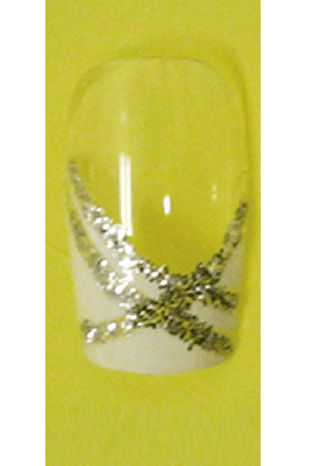 Sassi- Air Brush Design Nail Tip with Glue(FDA006)-Pcs