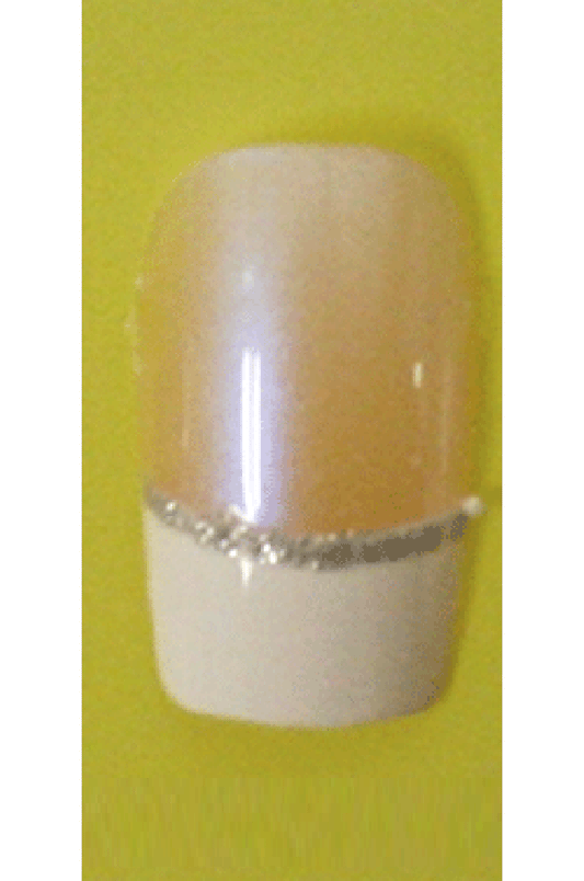 Sassi- French Air Brush Design Nail Tip with Glue(FA008)-Pcs