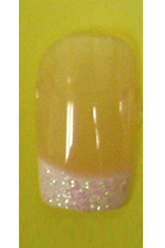 Sassi- French Air Brush Design Nail Tip with Glue(FA011)-Pcs