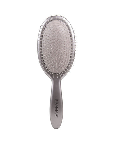 Detangling Brush Silver Metallic