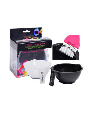 Color Me Fab, lot de 2 bols colorés