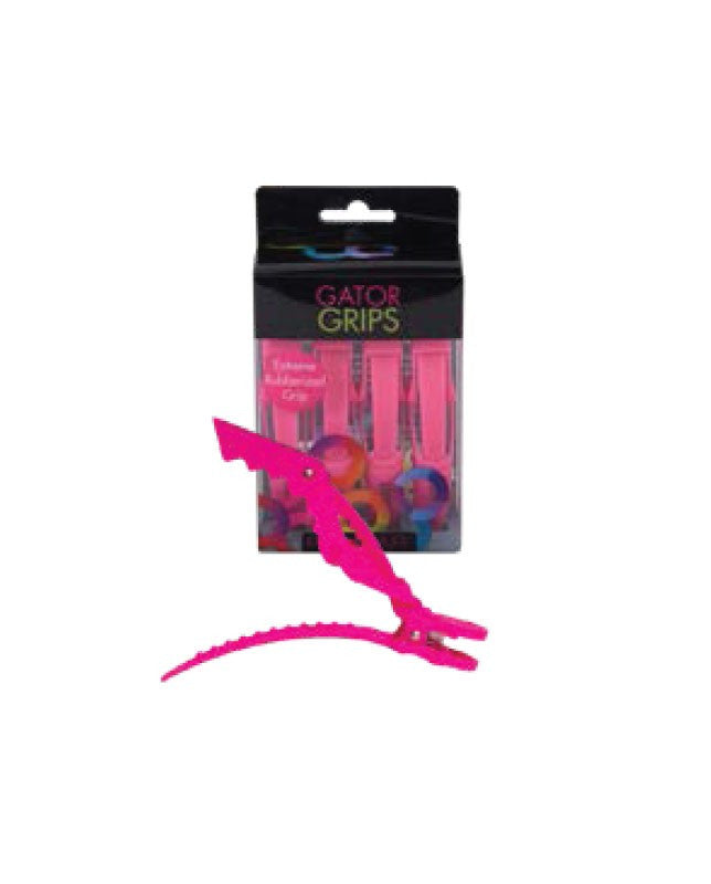 Gator Grips Clips Pink 4pk