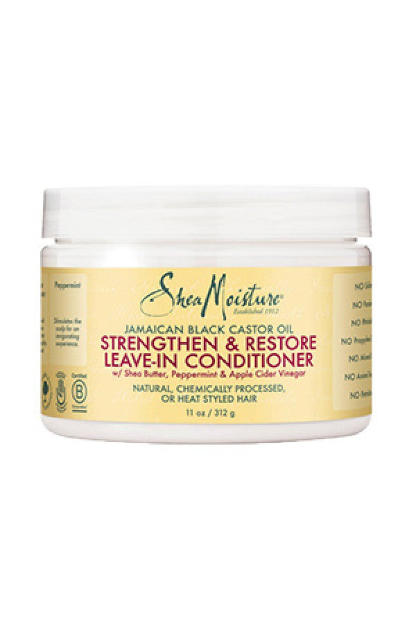 Shea Moisture-box 90 Jamaican Strengthen & Restore Leave-In Conditioner (11 oz)