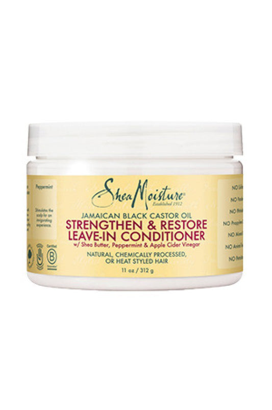 Shea Moisture-box 90 Jamaican Strengthen & Restore Leave-In Conditioner (11 oz)