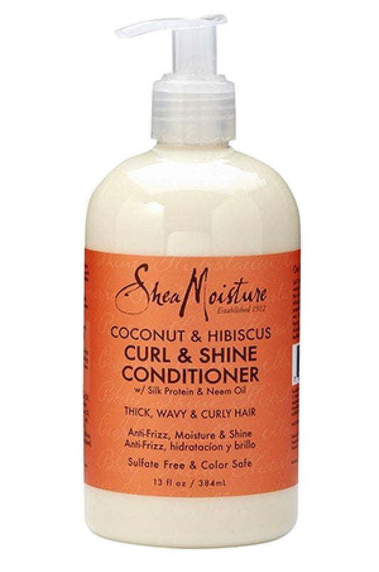 Shea Moisture-36 Coconut & Hibiscus Curl&Shine Conditioner (13oz)
