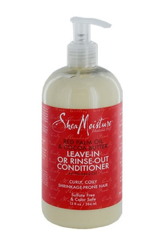 Shea Moisture-100 Red Palm & Cocoa Leave In or Rinse-Out Conditioner (13 oz)