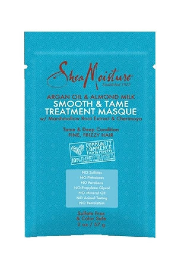 Shea Moisture-107  Argan Smooth & Tame Masque Pack 12/ds-ds