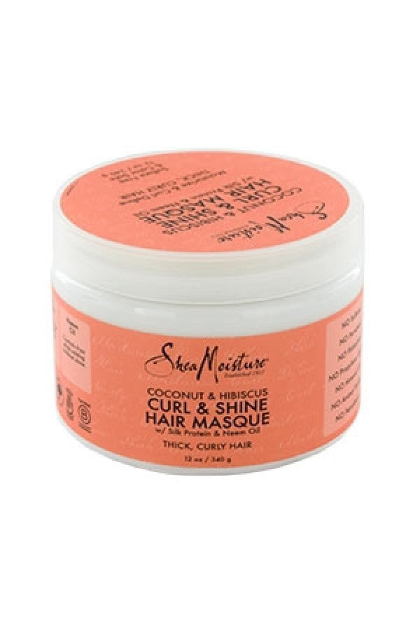 Shea Moisture-115 Coconut & Hibiscus Curl & Shine Masque (12 oz)