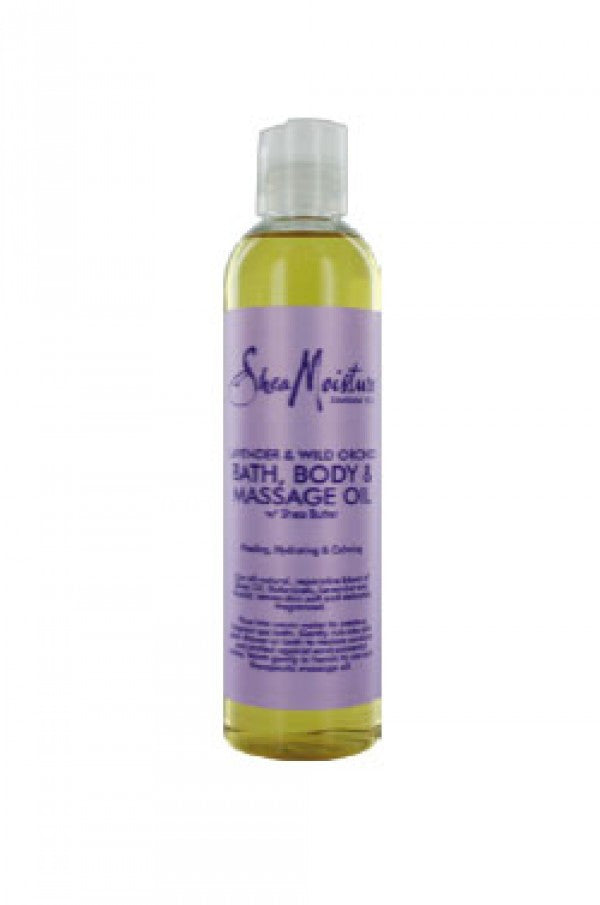 Shea Moisture-11 Lavender & Wild Or chid Bath,Body & Masg.Oil(8oz)