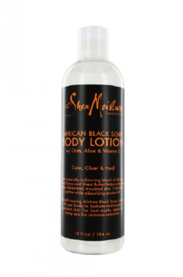 Shea Moisture-13 Africa Black Soap Body Lotion (13oz)