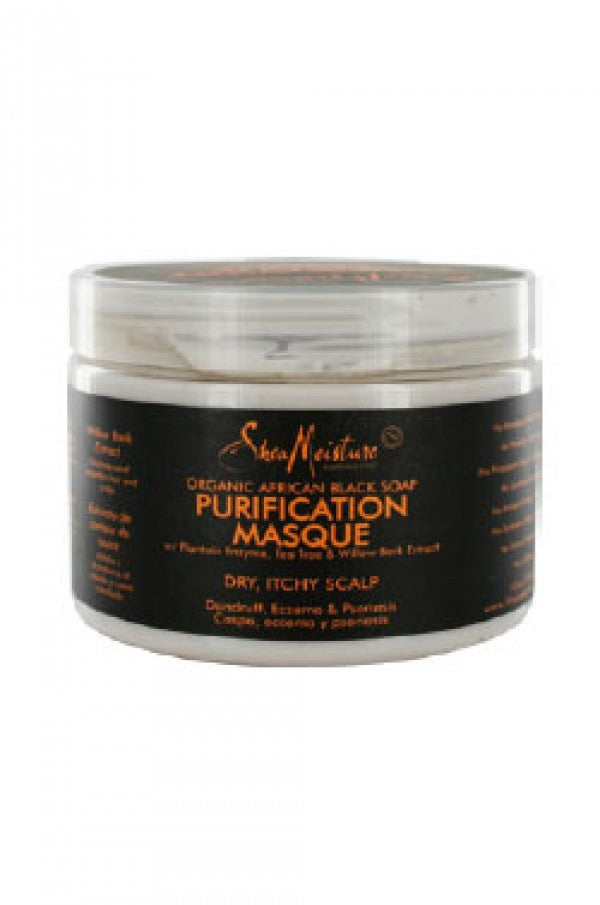 Shea Moisture-18 Africa Black Soap Purification Mask (12oz)