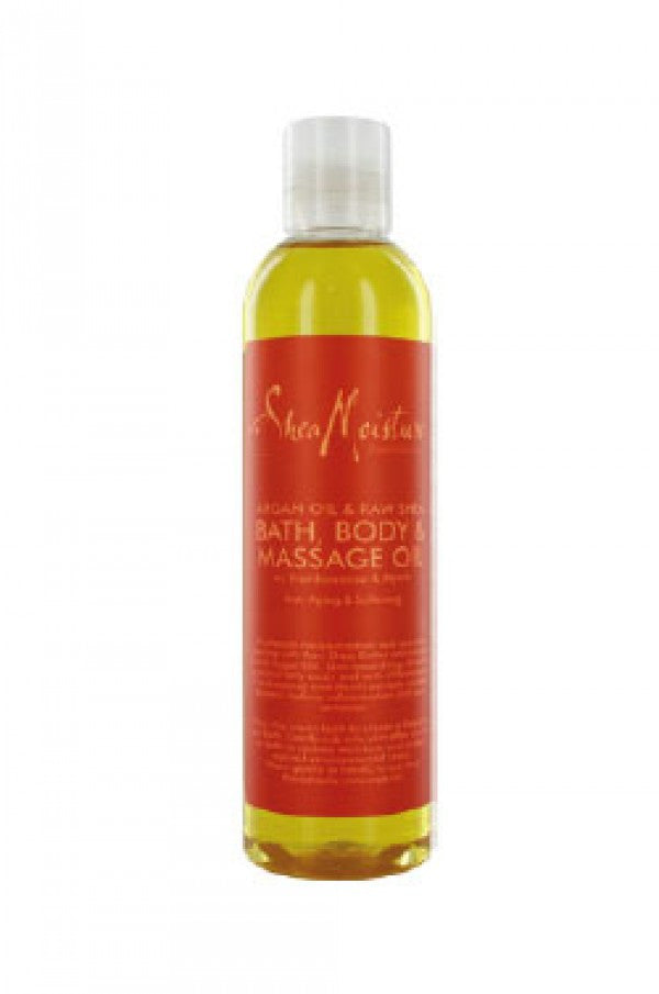 Shea Moisture-21 Argan & Raw Shea Butter,Body & Massage Oil (8oz)