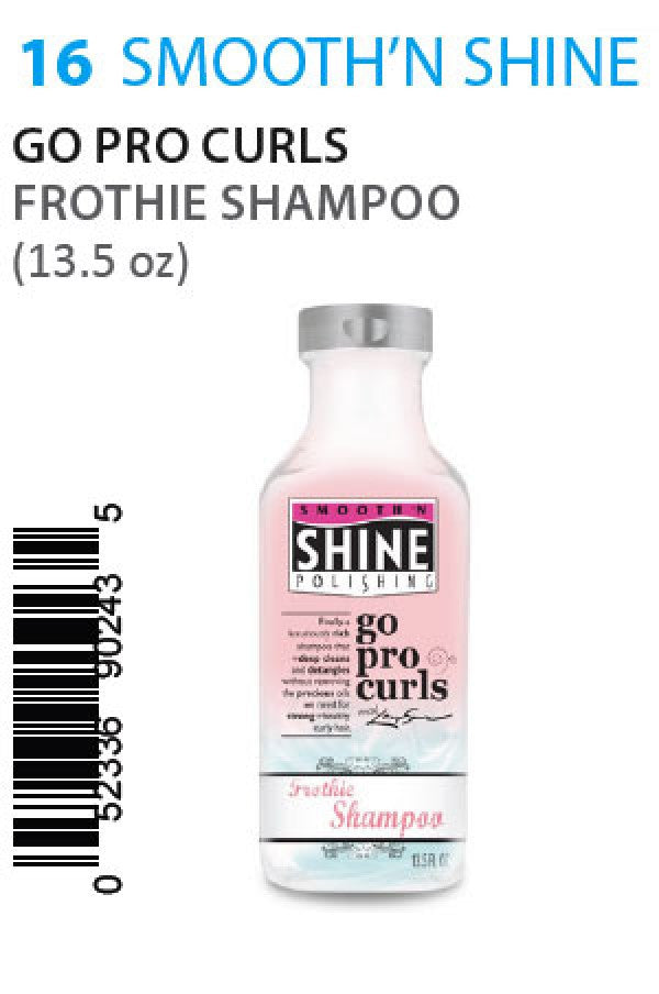 Smooth'n Shine-16 Go Pro Curls Frothie Shampoo(13.5oz)